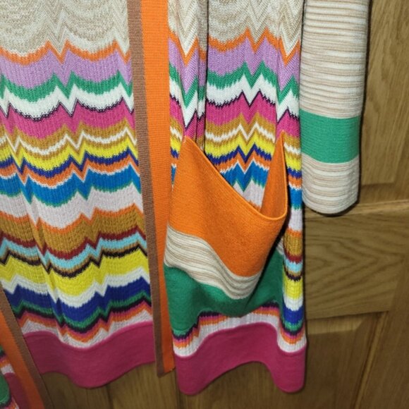 Vibrant Missoni open-front duster cardigan - Picture 5 of 8